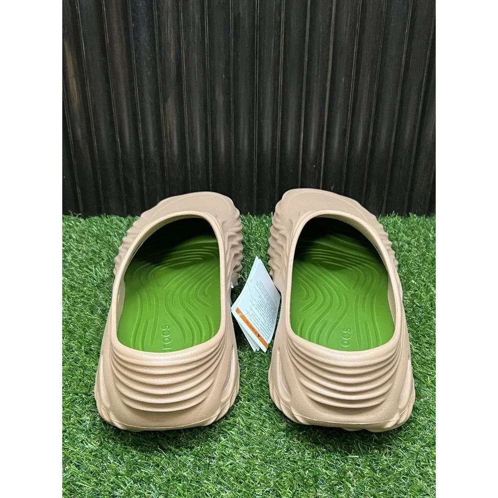 Size‎ 11 - Crocs Mens' Echo Wave Clogs - Cork/Kiwi